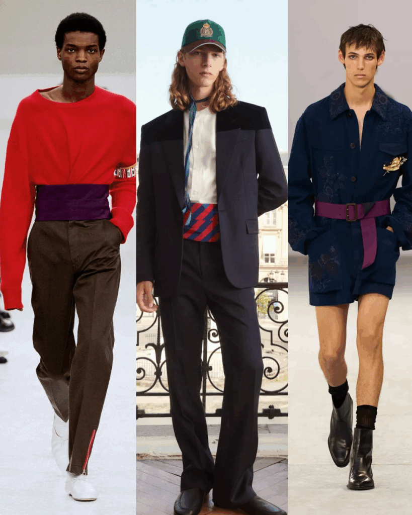 Ceinture décor : Celine, Kenzo et Dries Van Noten Homme SS27